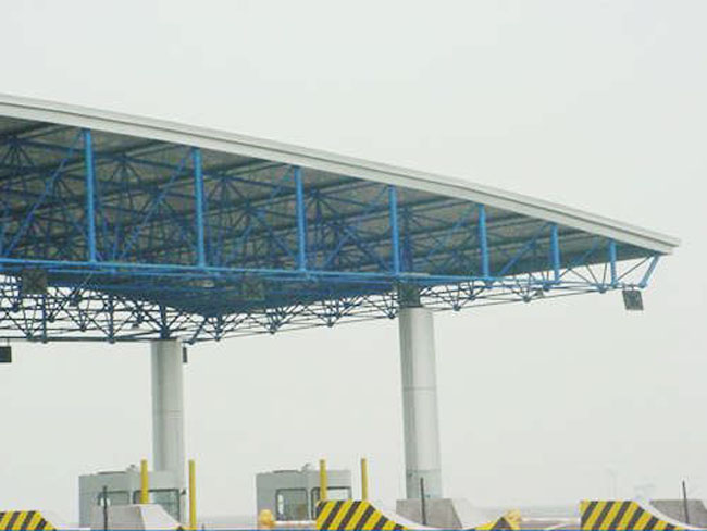 眉山收费站网架工程